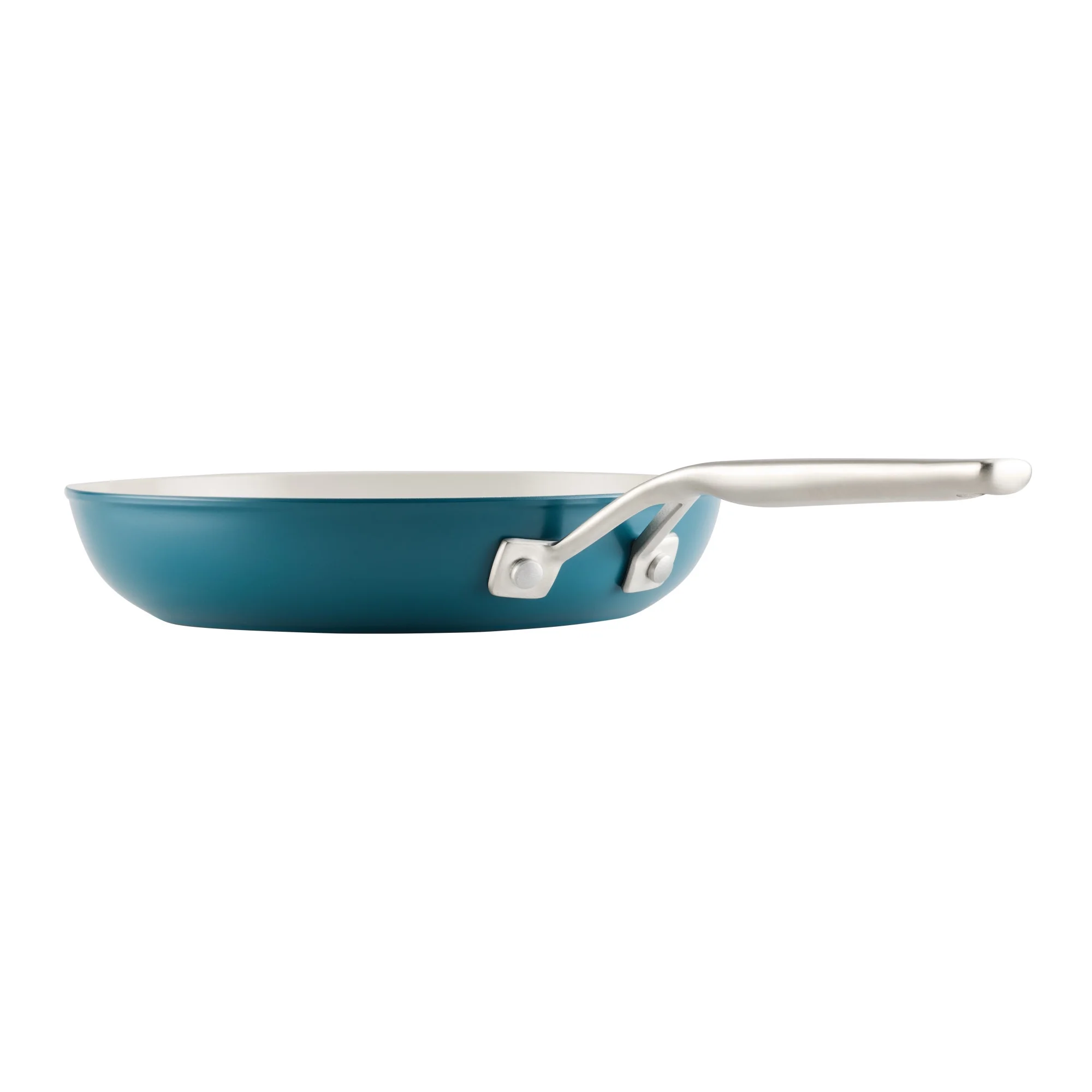 KitchenAid Hard-Anodized 10 Pcs Ceramic Induction Cookware Set, Dishwasher Safe and Oven Safe to 500-F, Agave Blue - Image 4