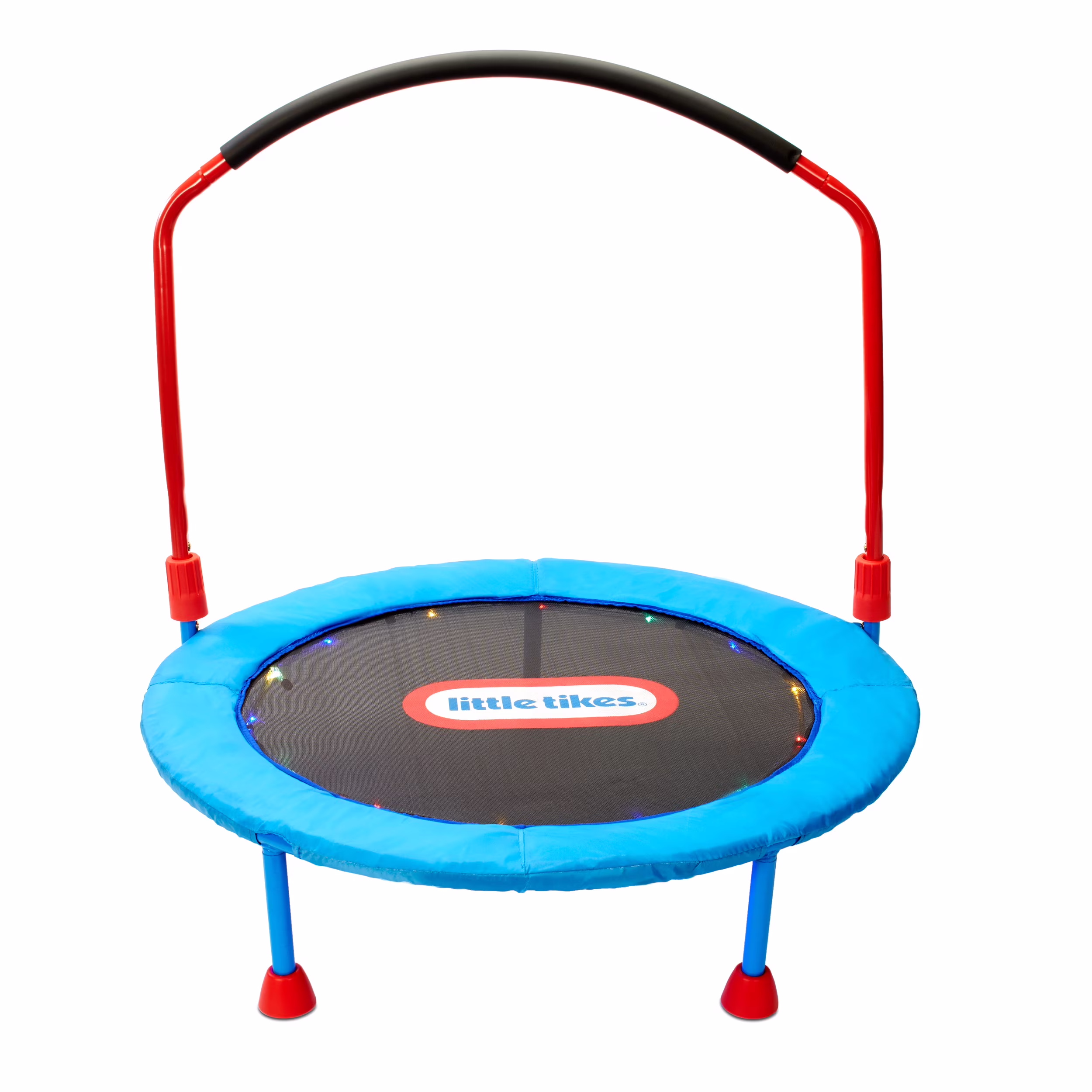 Little Tikes Light up Easy Store 3 - Foot Trampoline, with Hand Rail, Blue