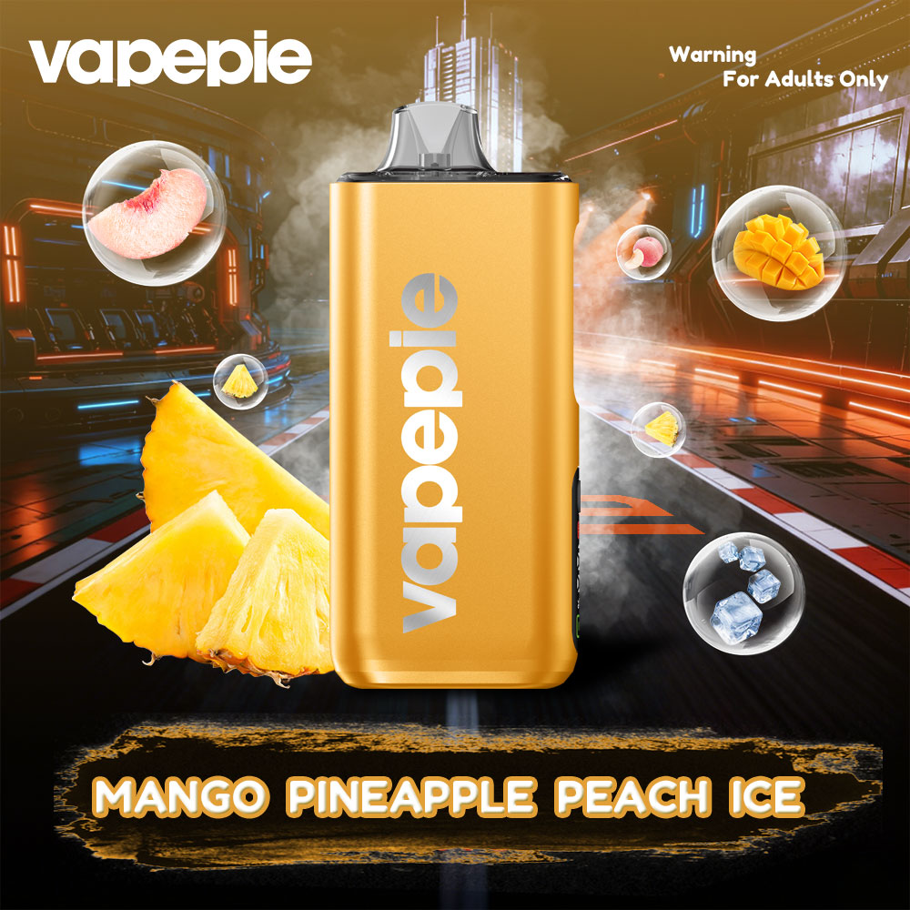 MANGO PINEAPPLE PEACH ICE & VAPEPIE Pro 40000 PUFFS
