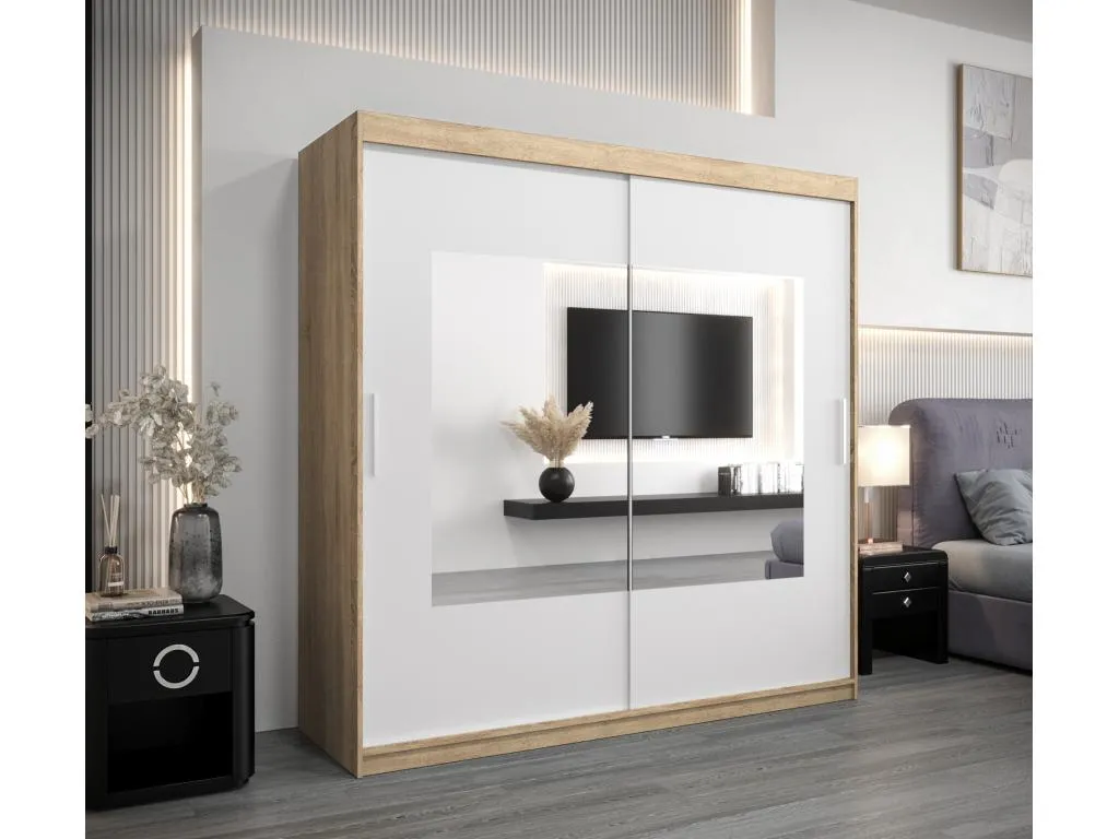 Armario Lluesmamuebles de puertas correderas 200/200/62 2 puertas (Lluesmamuebles/blanco)