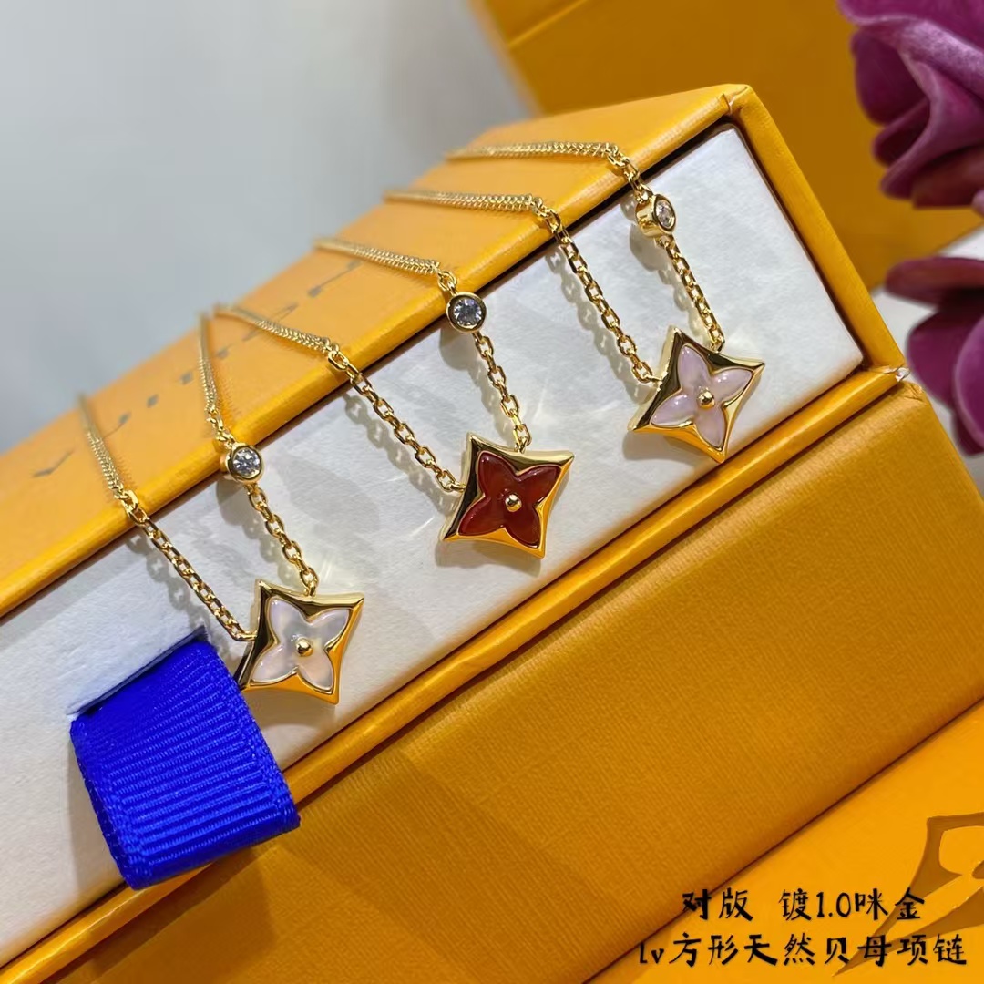 Louis Vuitton Color Blossom BB Star Pendant Necklaces - Original Replica Club