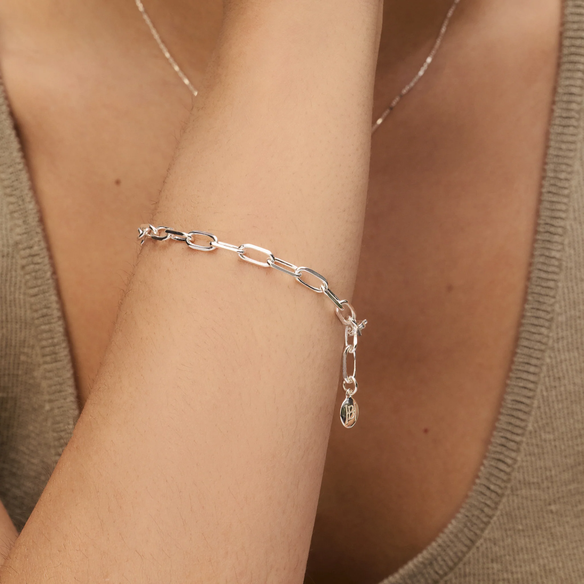 Paper Clip Chain Bracelet