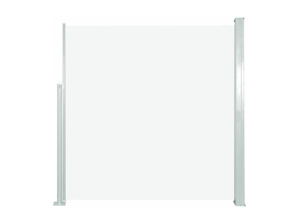Toldo de terraza lateral retráctil 140x300 cm Crema
