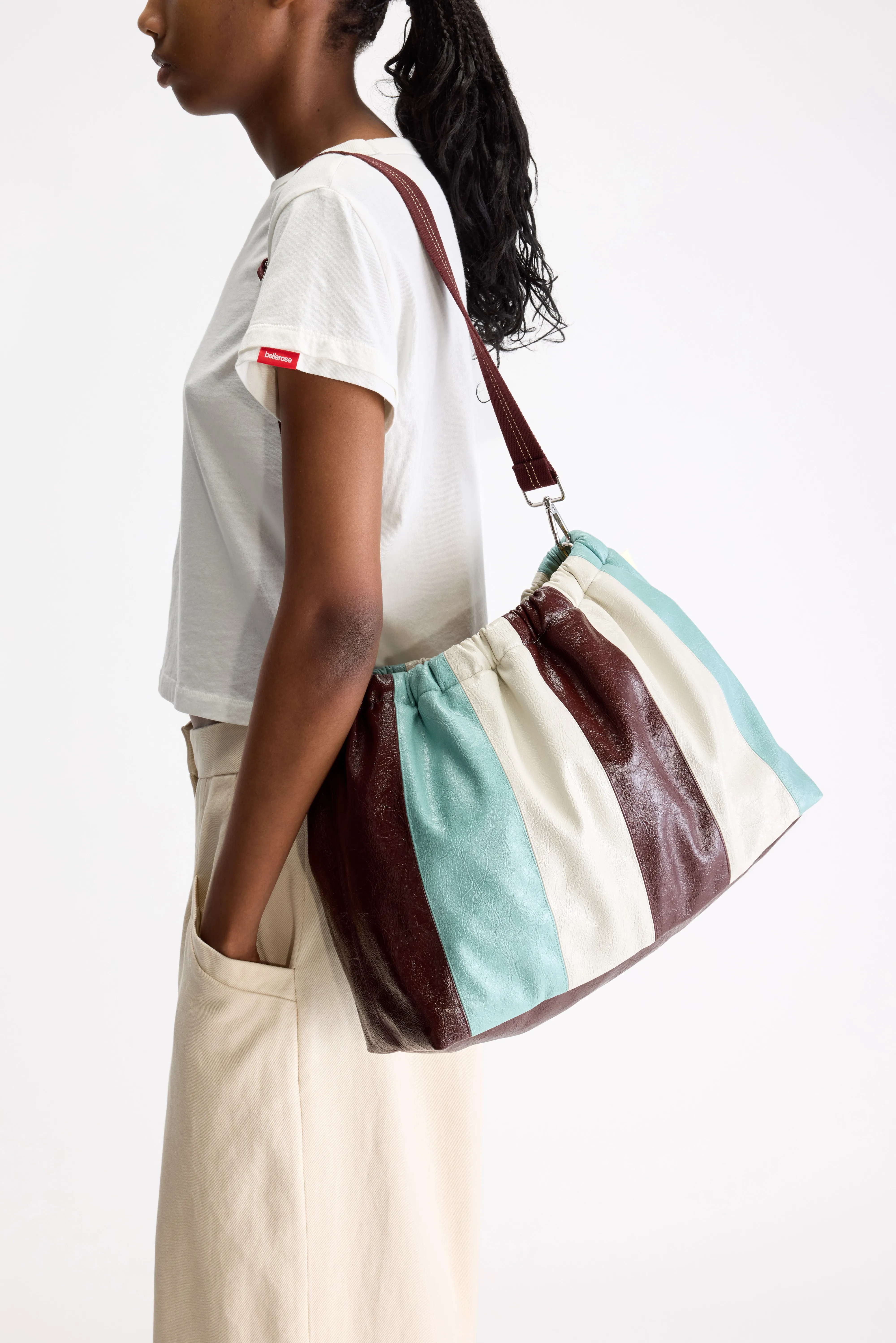 Bellerose Hobby crossbody bag (261 / W / STRIPE B)