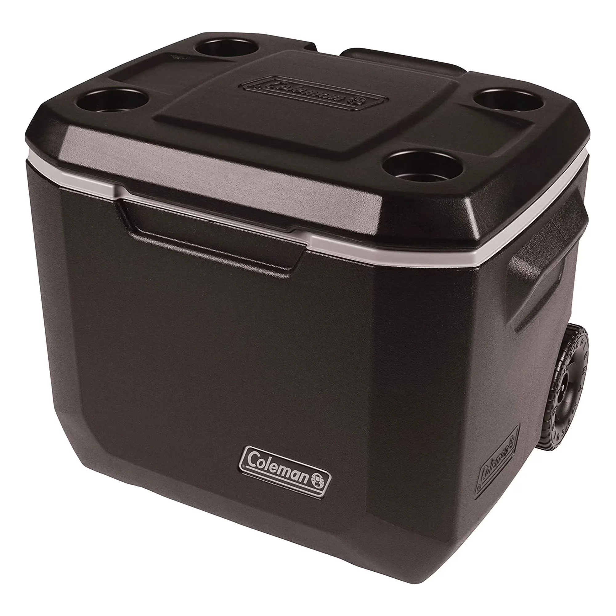 Coleman Xtreme 50 Quart 5-Day Hard Cooler With Wheels And Have-A-Seat Lid