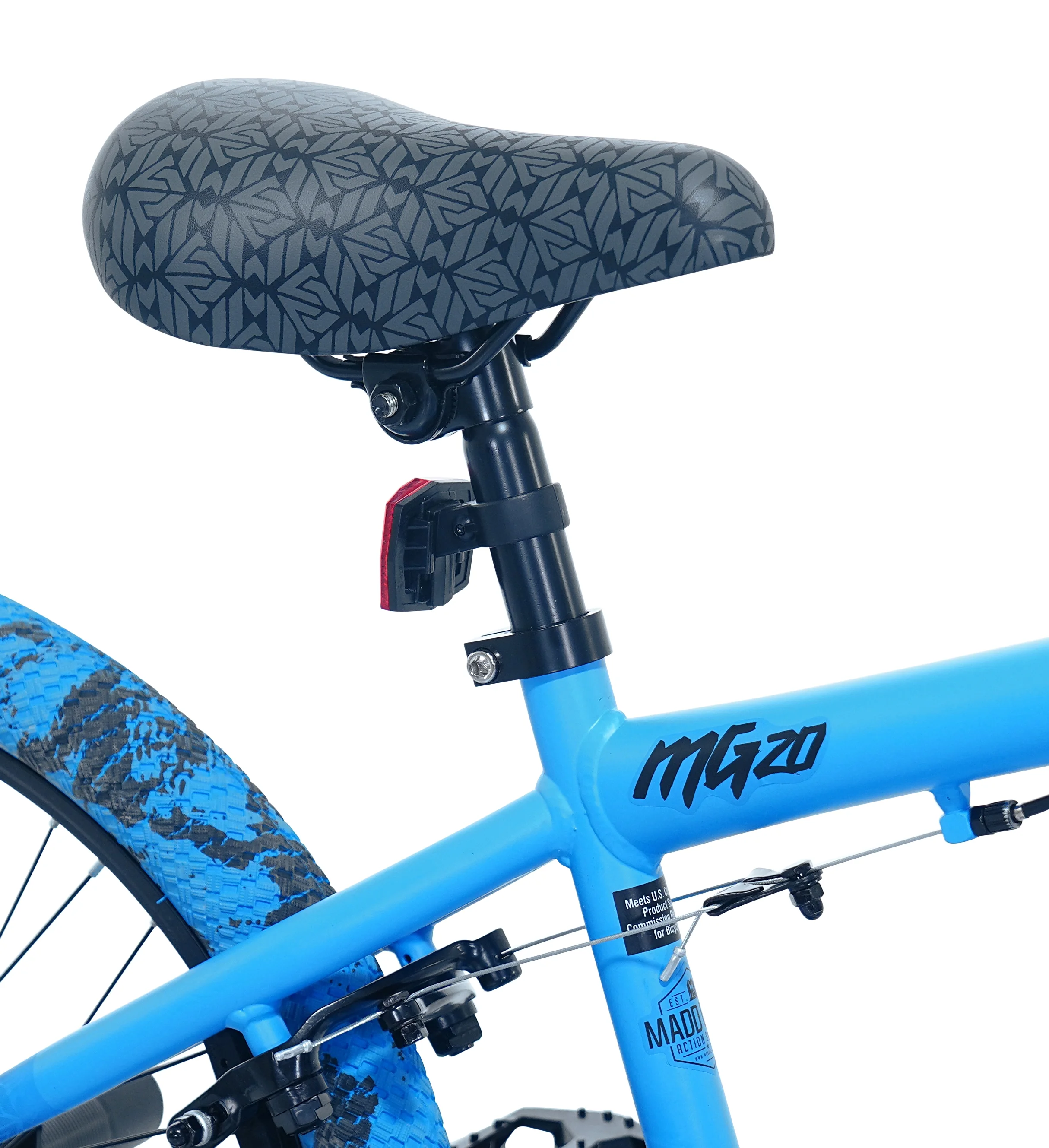 20" Kent Maddgear Child Bicycle, 20" Wheels, Kids Ages 7-13 Years, Blue - Image 7