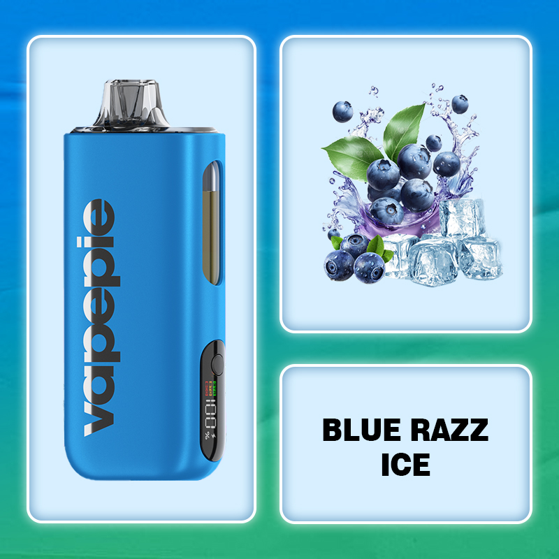 BLUE RAZZ ICE  & VAPEPIE Max 40000 PUFFS
