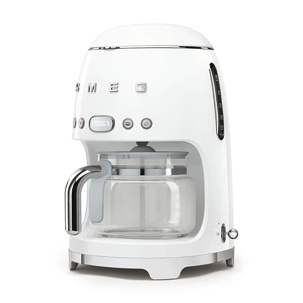 Machine à café Filtre blanc 1050 W DCF02WHEU Smeg