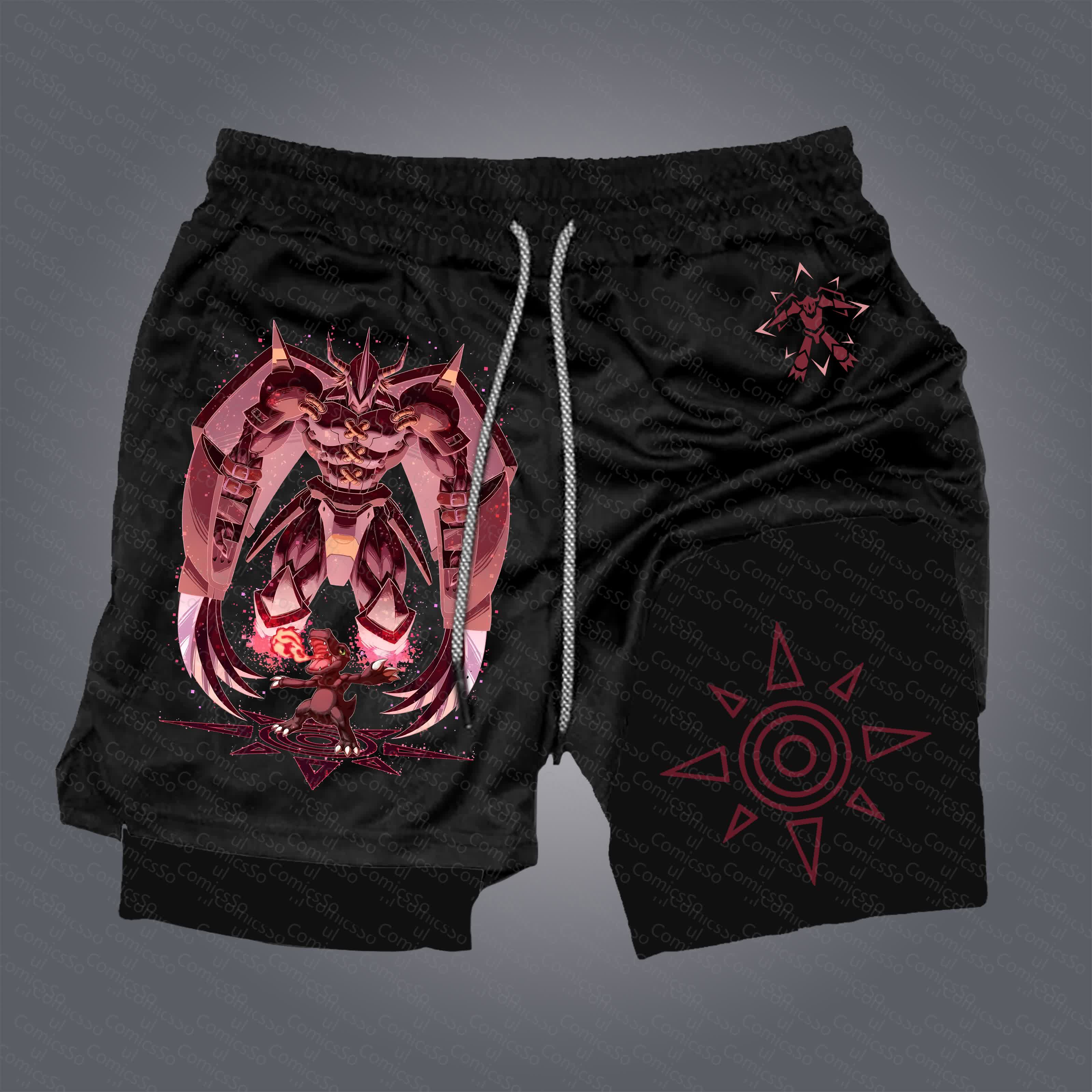 Unisex  “Comicssoul” Casual Anime Streetwear Shorts