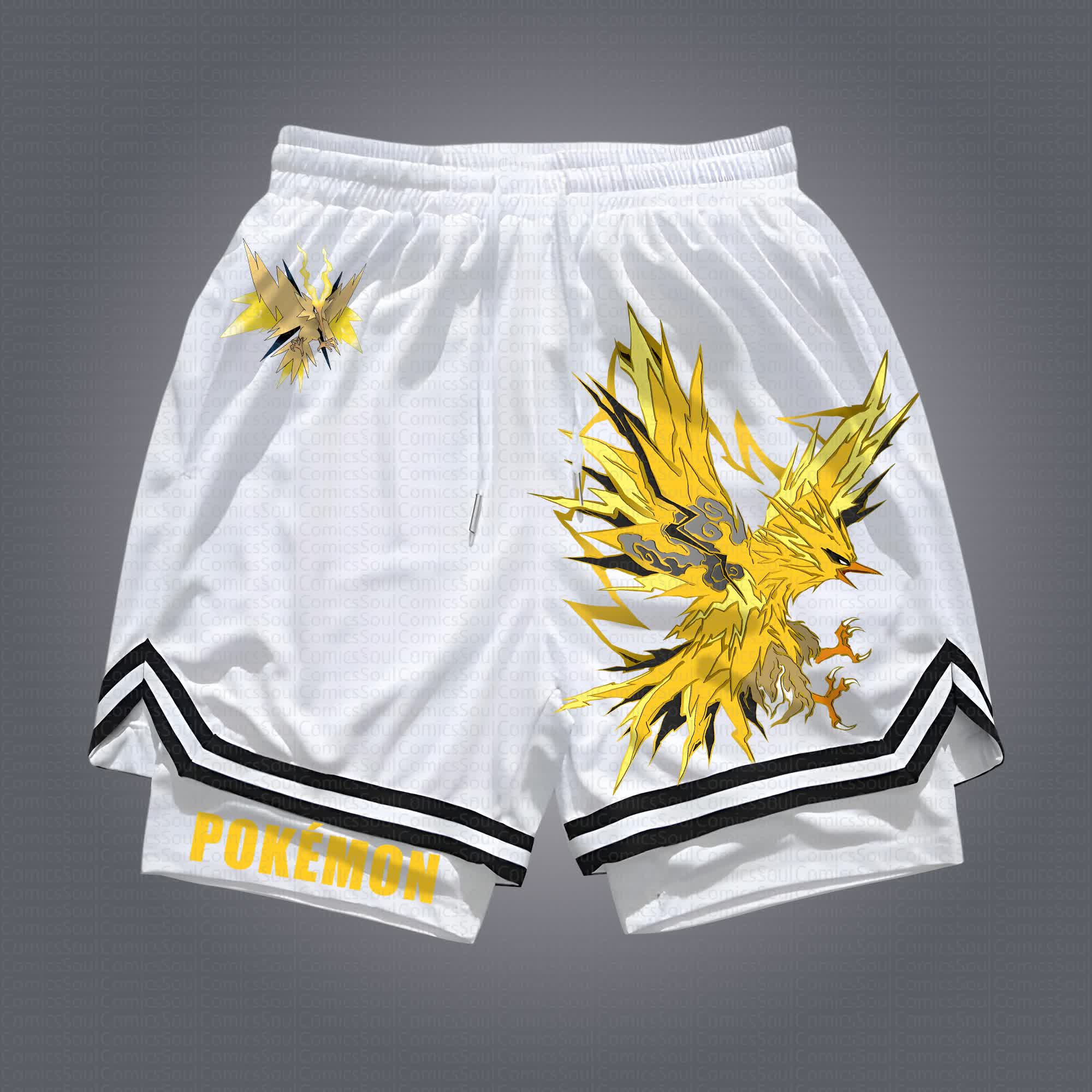 Unisex  “Comicssoul” Casual Anime Streetwear Shorts