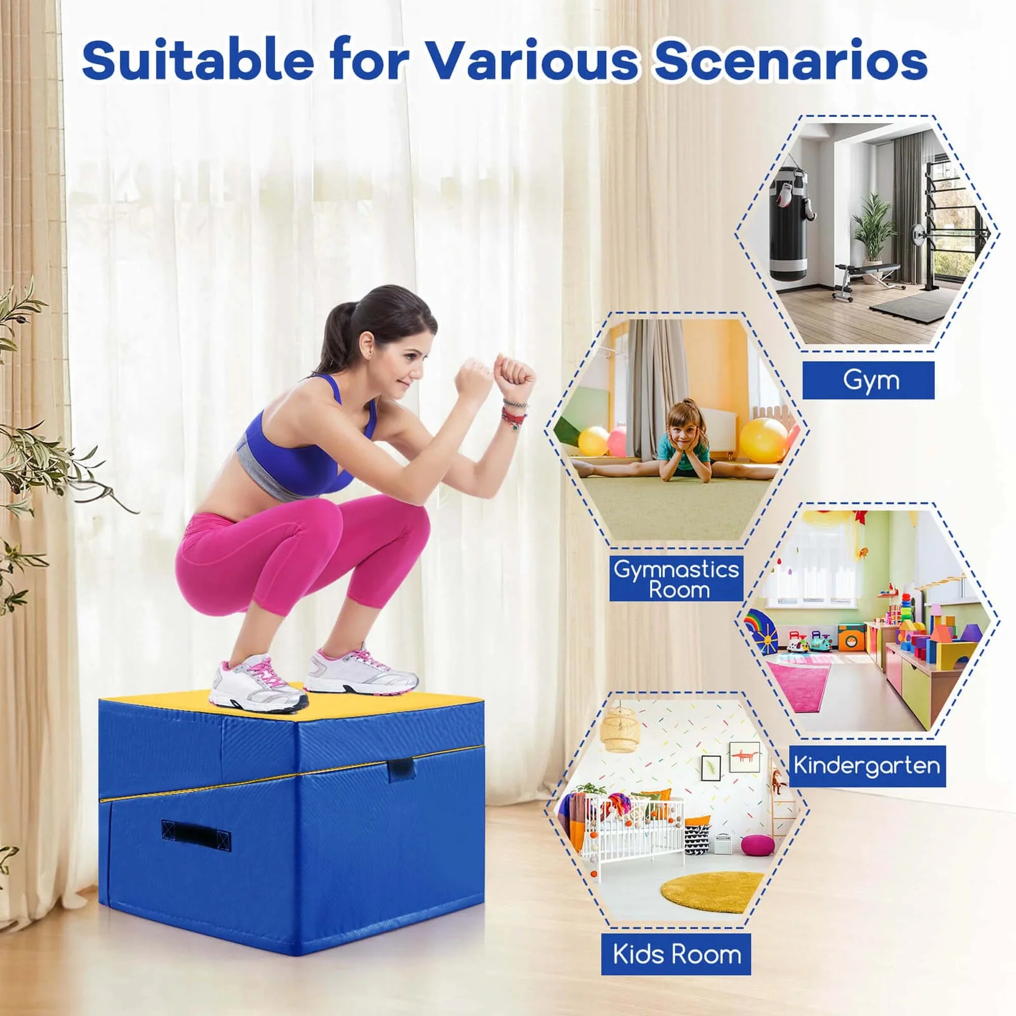 Costway Folding Gymnastics Incline Mat, 48 x 24 x 14 in - Image 18 Costway Folding Gymnastics Incline Mat, 48 x 24 x 14 in - Image 18