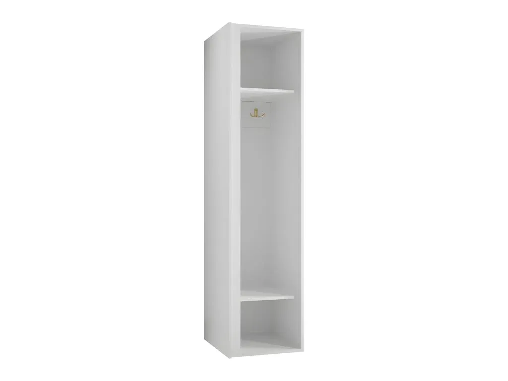 Armario Lluesmamuebles 392 Negro 186x40x44cm Puertas de armario - Con bisagras
