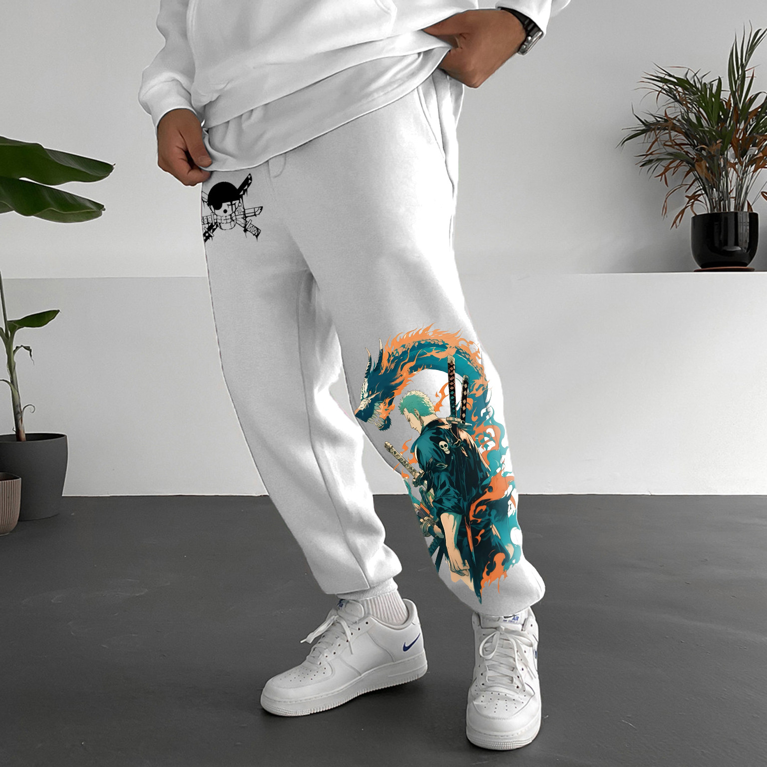 Unisex Casual Anime Streetwear Pants