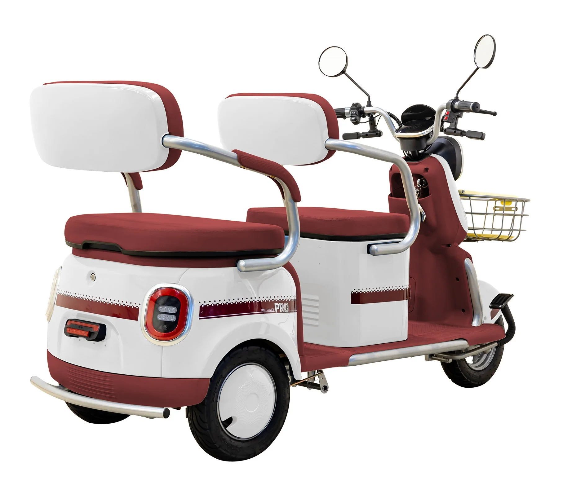 Massimo MGC E-Trike 3-Wheel Electric Cart – 17 MPH, 2-Seater Adult Scooter – Blue - Image 40
