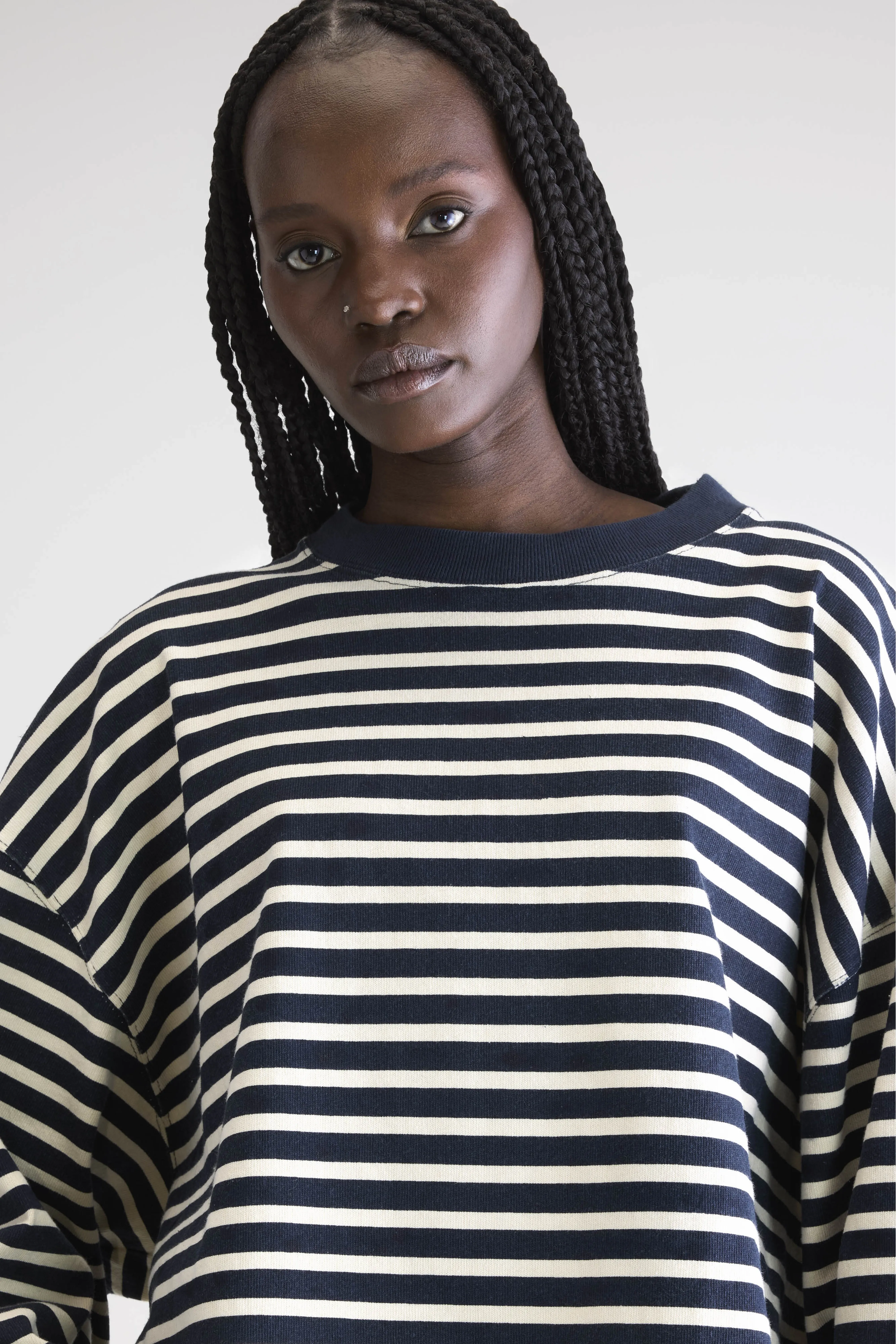 Bellerose Franto long-sleeve t-shirt (252 / W / STRIPE A)