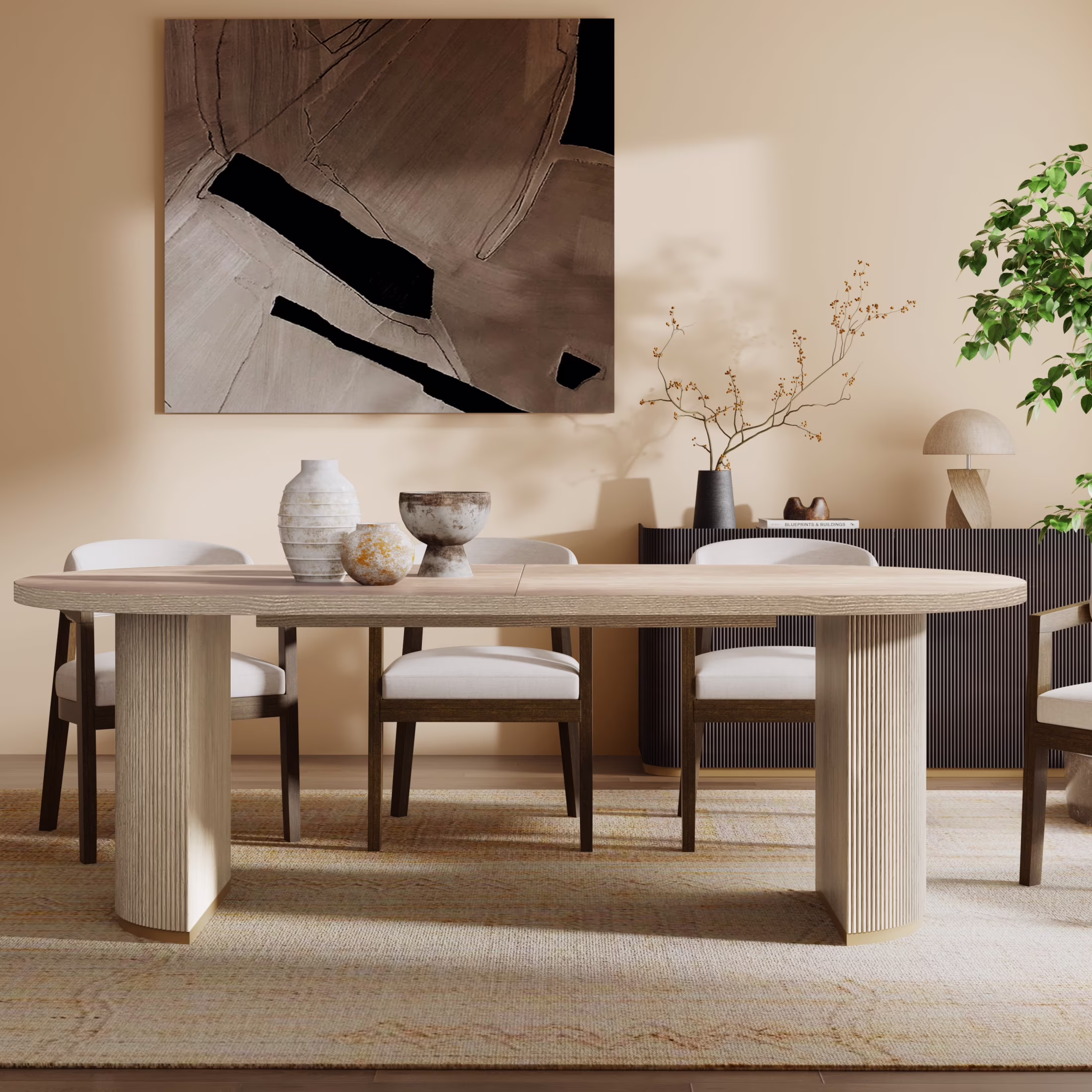 Christopher Knight Home Minimalist 88- Oval Dining Table for 4-6, Espresso - Image 5