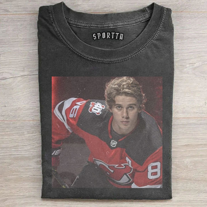 Jack Hughes Champion USA Tee