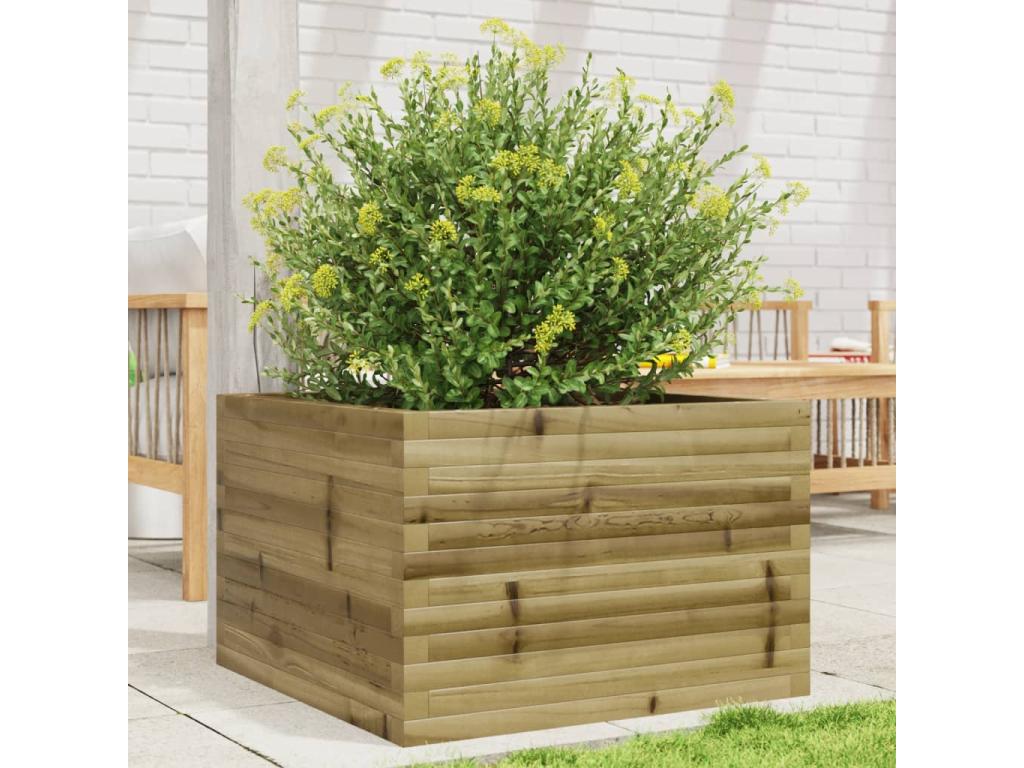 Decoratodo  madera de pino impregnada 70x70x45,5 cm