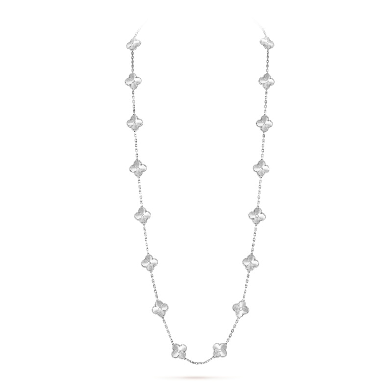 Replicate Vintage Alhambra long necklace, 20 motifs(1:1 replica) - Original Replica Club