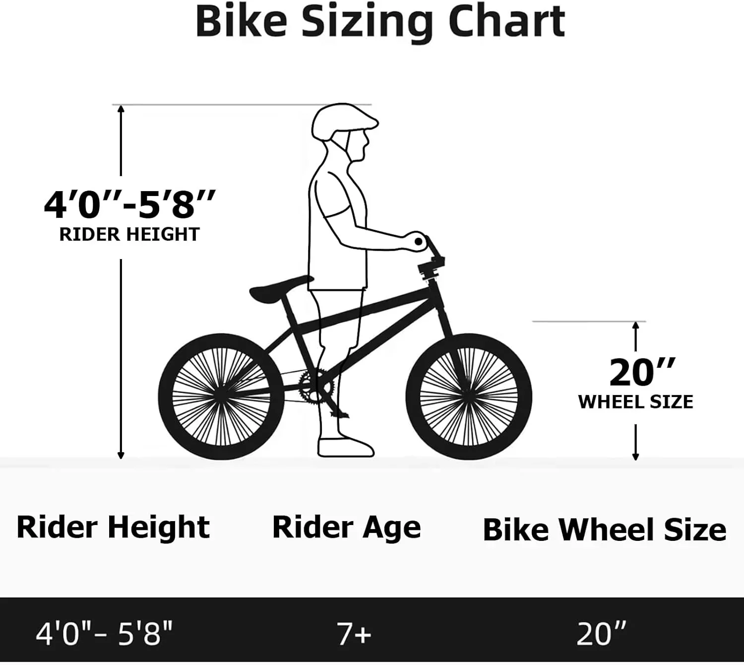 WEIZE Freestyle BMX Bike 20 Inch With 360 Degree Rotor - Image 16 WEIZE Freestyle BMX Bike 20 Inch With 360 Degree Rotor - Image 16