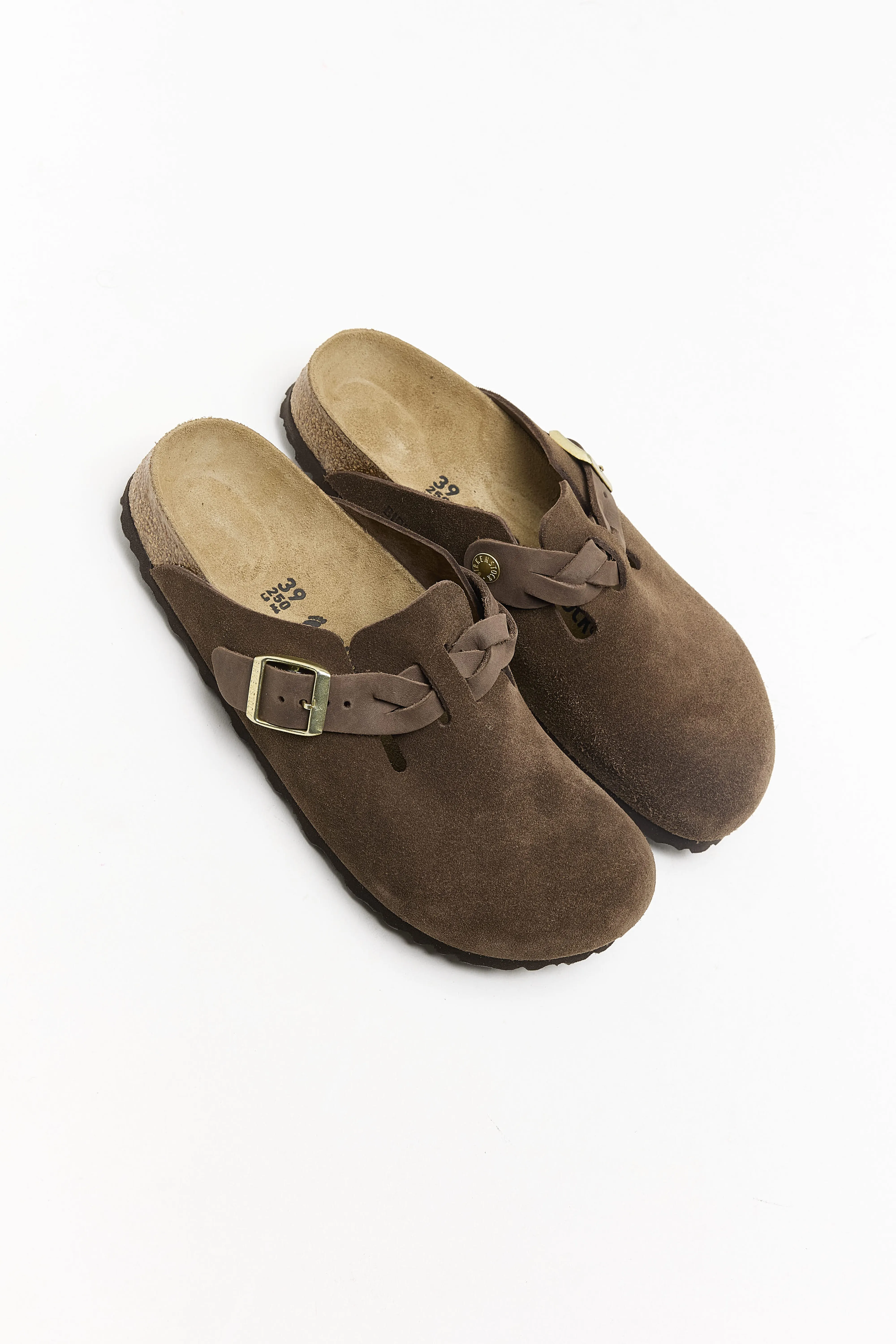 Bellerose Boston Braided Suede for Women (261 / W / DARK BROWN)