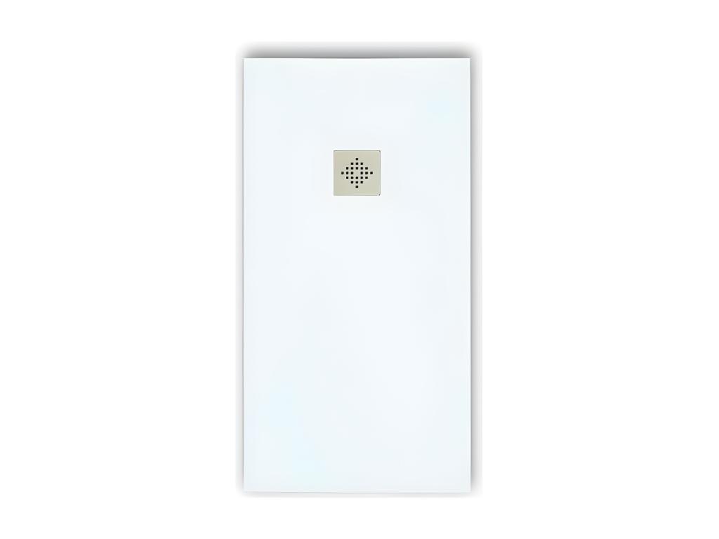 Plato de ducha pizarra PURE Laocacasas 90x130 cm Rejilla acero inox.