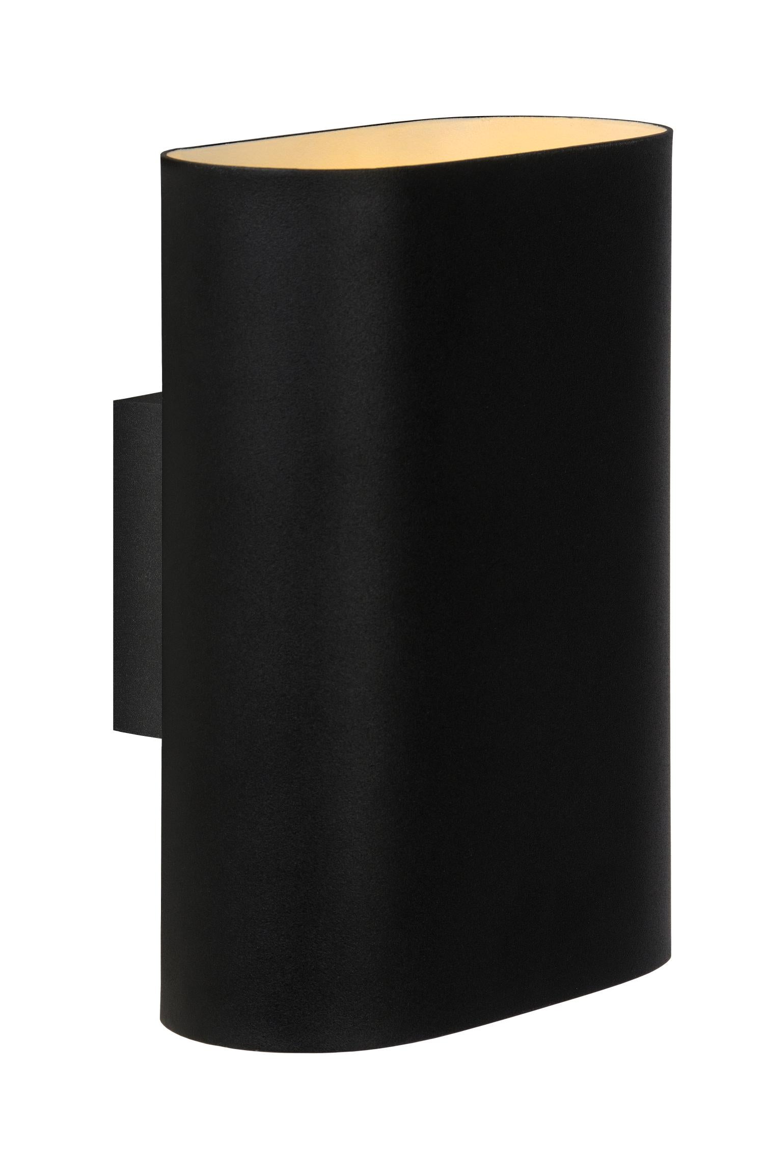 Lucide OVALIS Wandlamp - Zwart