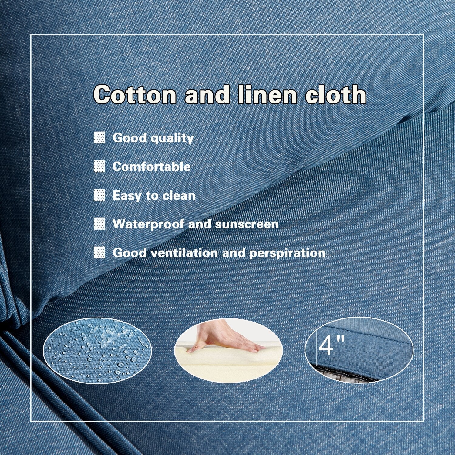 Burhans 5 - Person Seating Group with Cushions?(Set of 5)