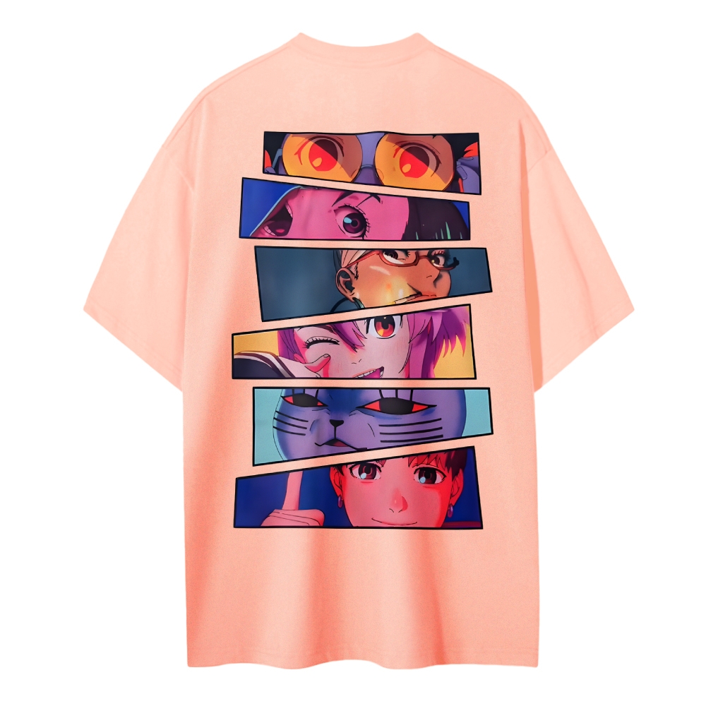 DANDADAN Cotton Unisex Round Neck Anime T-shirt TeeThreads Sustain the Scene with Custom Apparel