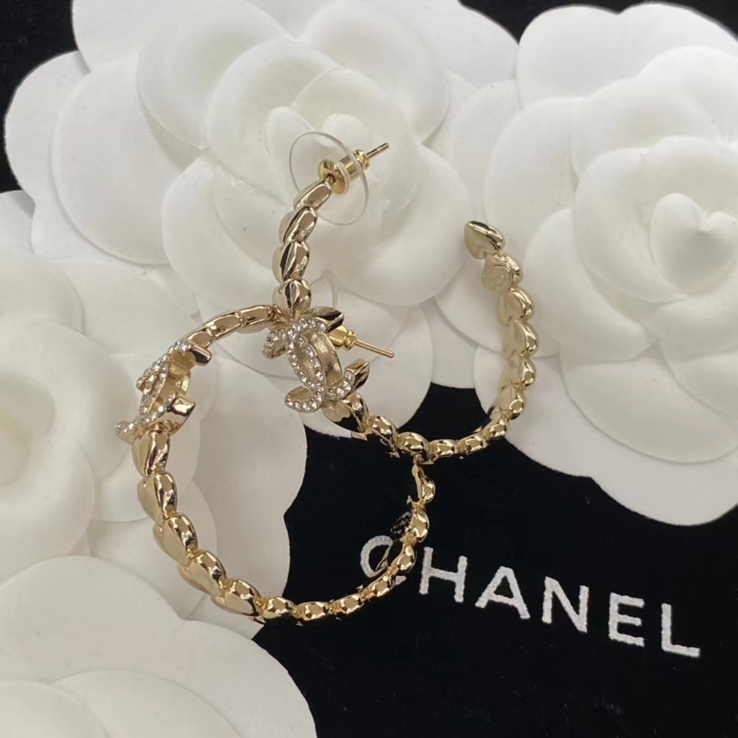 Chanel C Shape Earrings - Original Replica Club