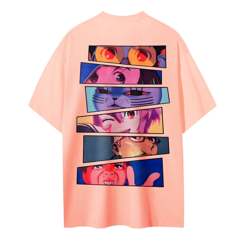 DANDADAN Cotton Unisex Round Neck Anime T-shirt TeeThreads Sustain the Scene with Custom Apparel