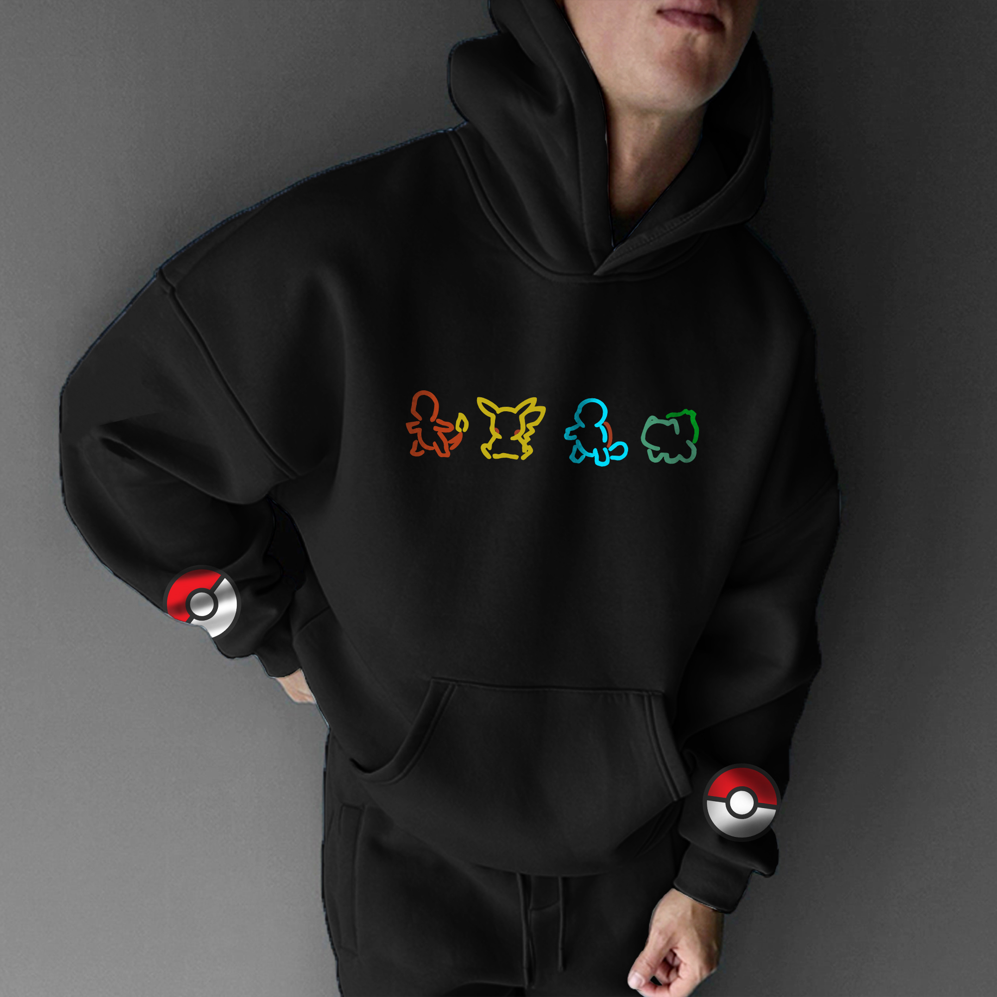 Unisex Anime Graphic Streetwear Vintage Hoodie