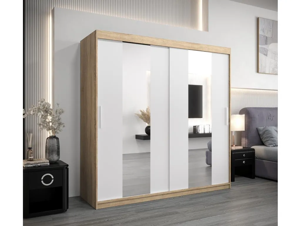 Armario Francomuebleses de puertas correderas 200/200/62 2 puertas (Francomuebleses/blanco)