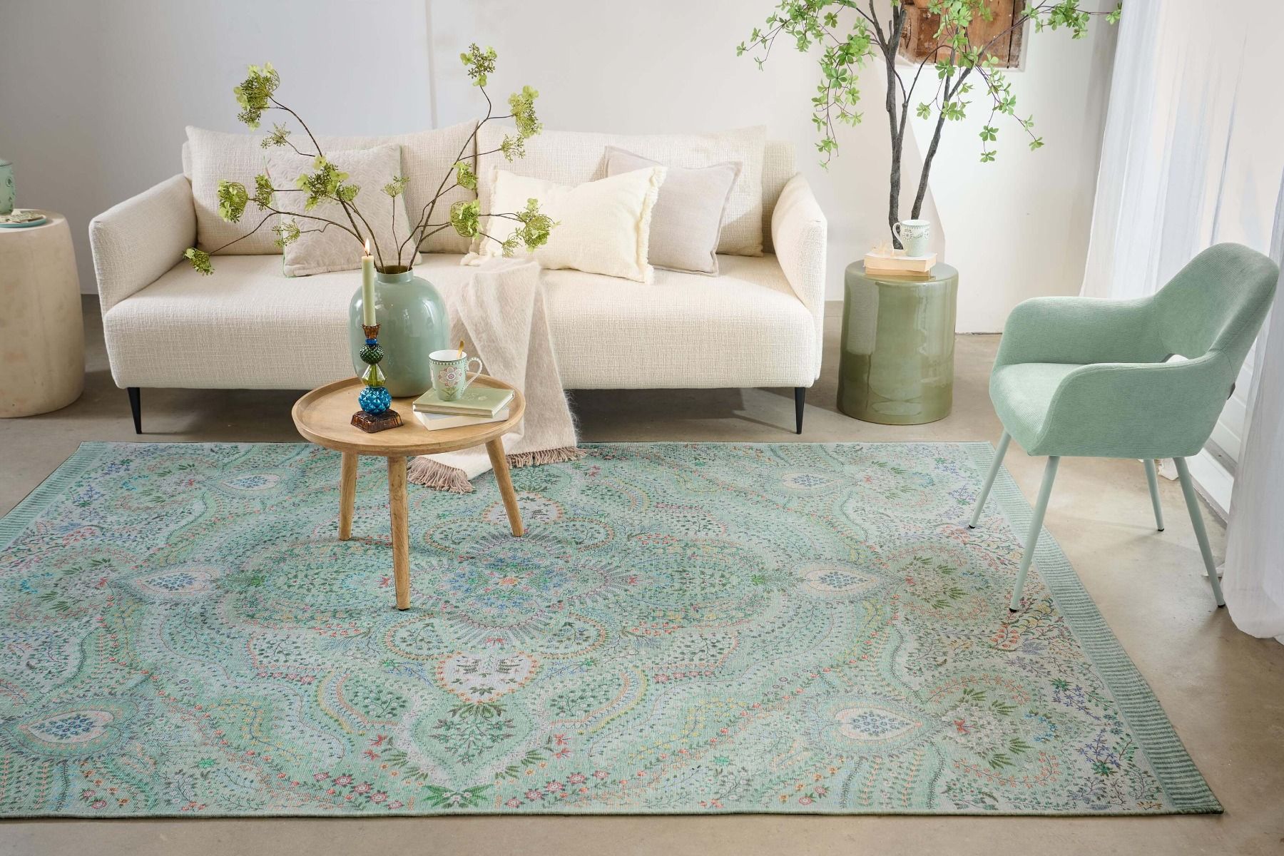 Carpet Alfombra by Pip Light Green