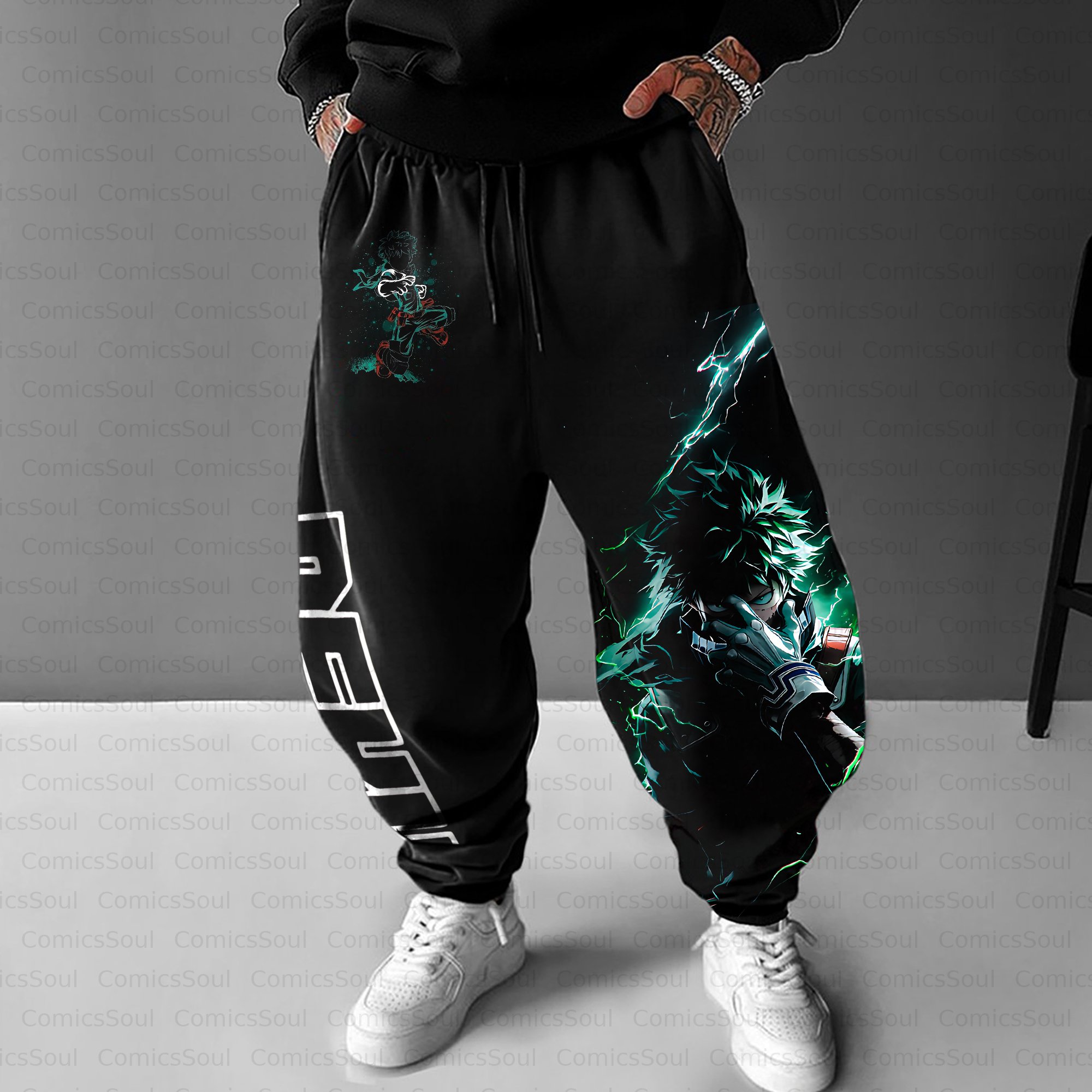 Unisex Casual Anime Streetwear Pant
