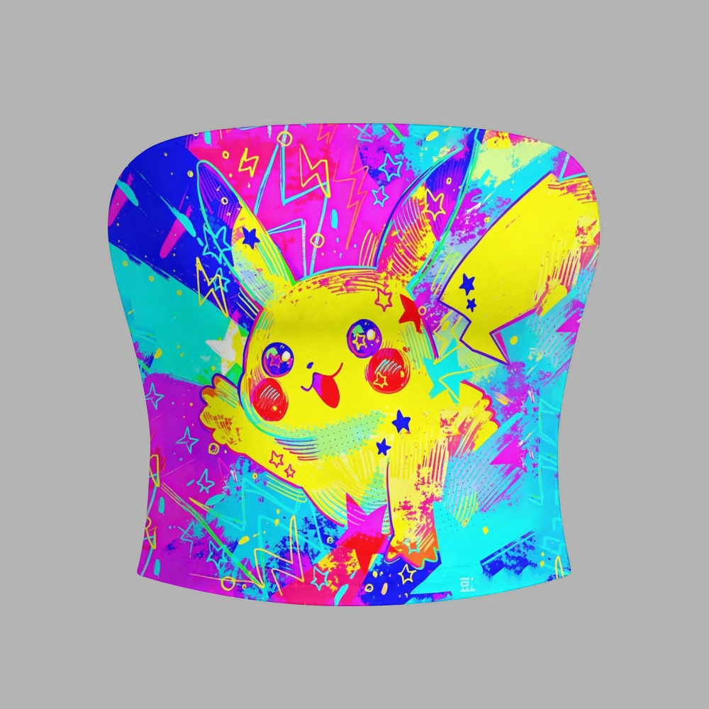 Pokémon Strapless Top  & Elasticated Trousers Two-Piece Set