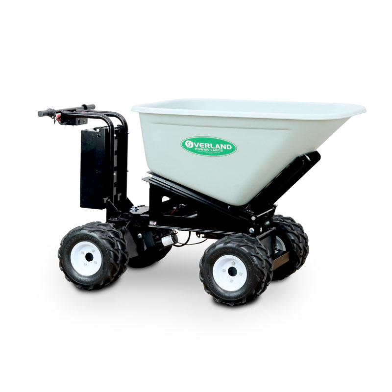 WAYFAIR Overland Electric Wheelbarrow ?C 10 Cu. Ft. With 4WD, Power Dump And Extended Range Battery