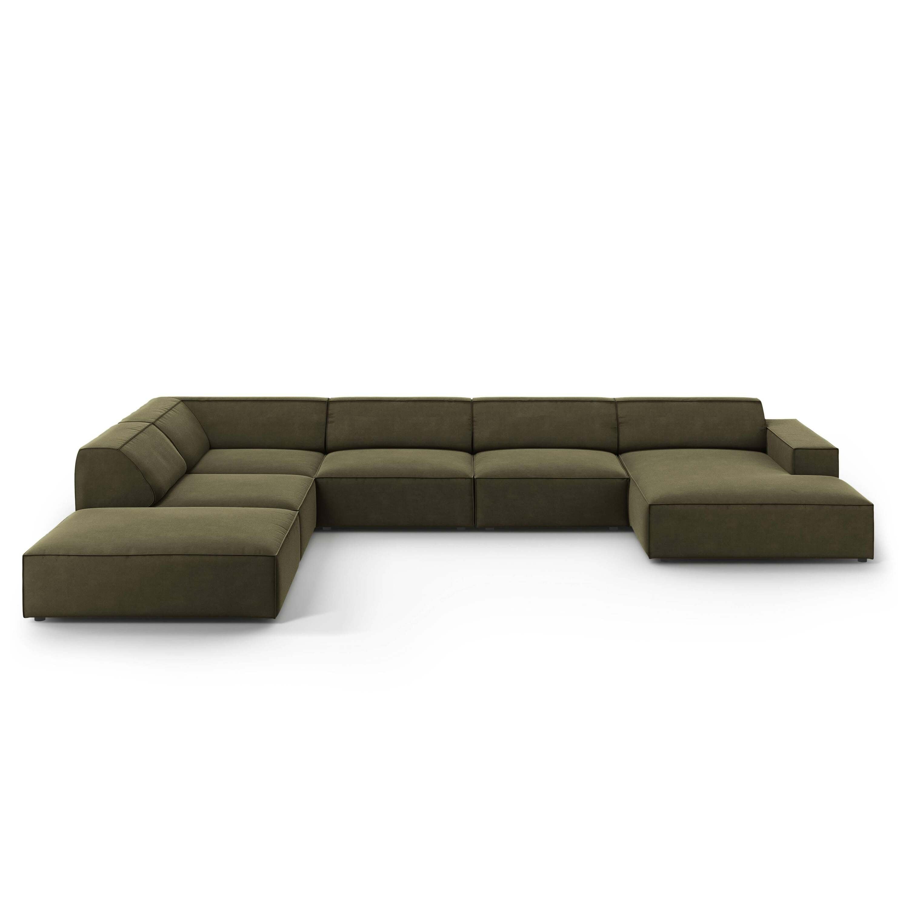 Micadoni Jodie U-bank Links - Fluweel - Groen