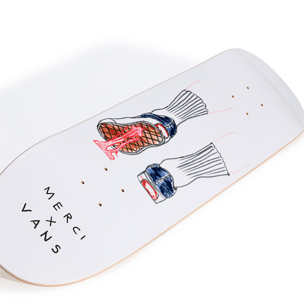 Vans x Merci - Planche Merci Elegance Deck - Blanc