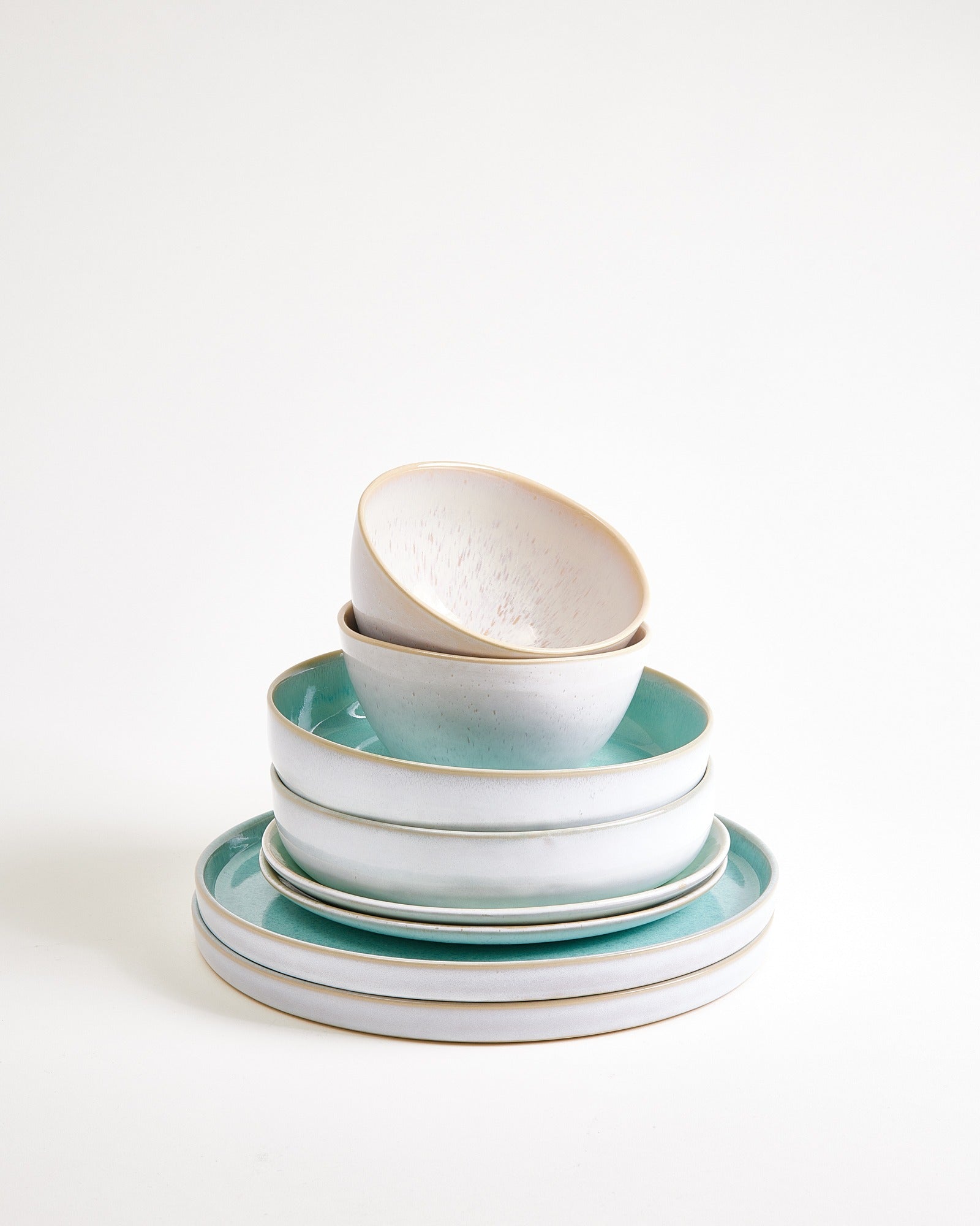 Geschirr-Set Mint Harmony mint sand 8-teilig