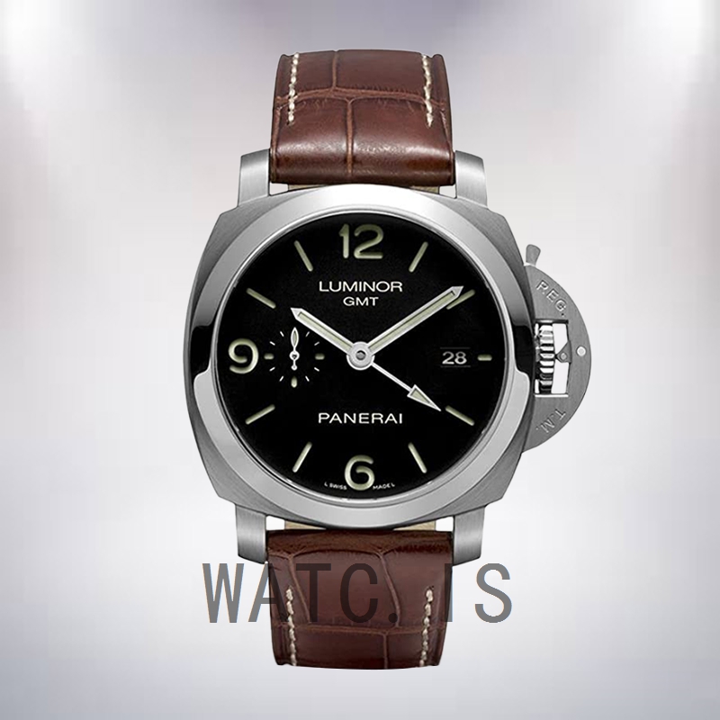 Panerai Luminor GMT Men's PAM00320-001 44mm Automatic Black Dial