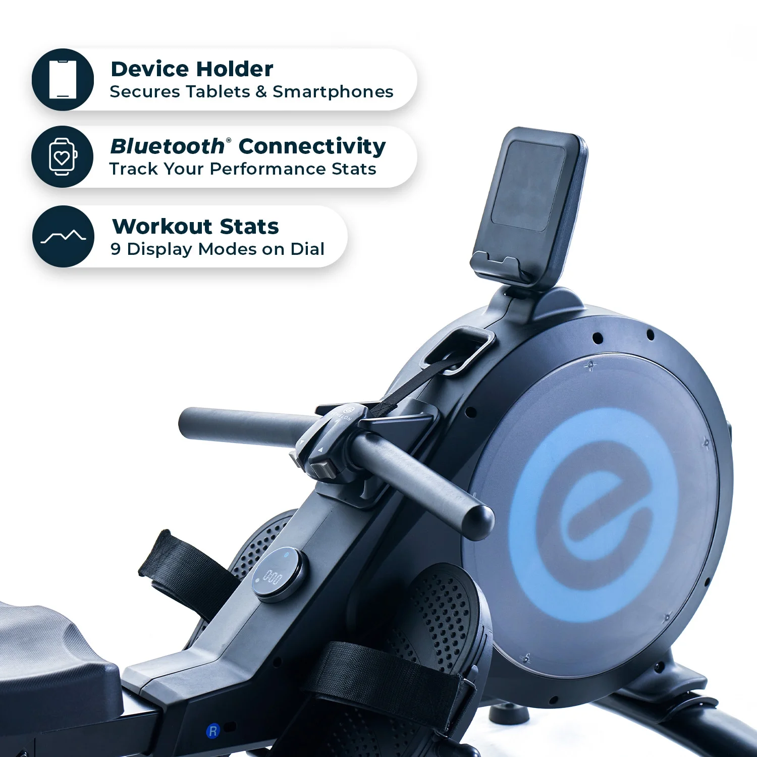 Echelon Row Sport 2 Foldable Rowing Machine with Magnetic Resistance & Bluetooth - Image 3