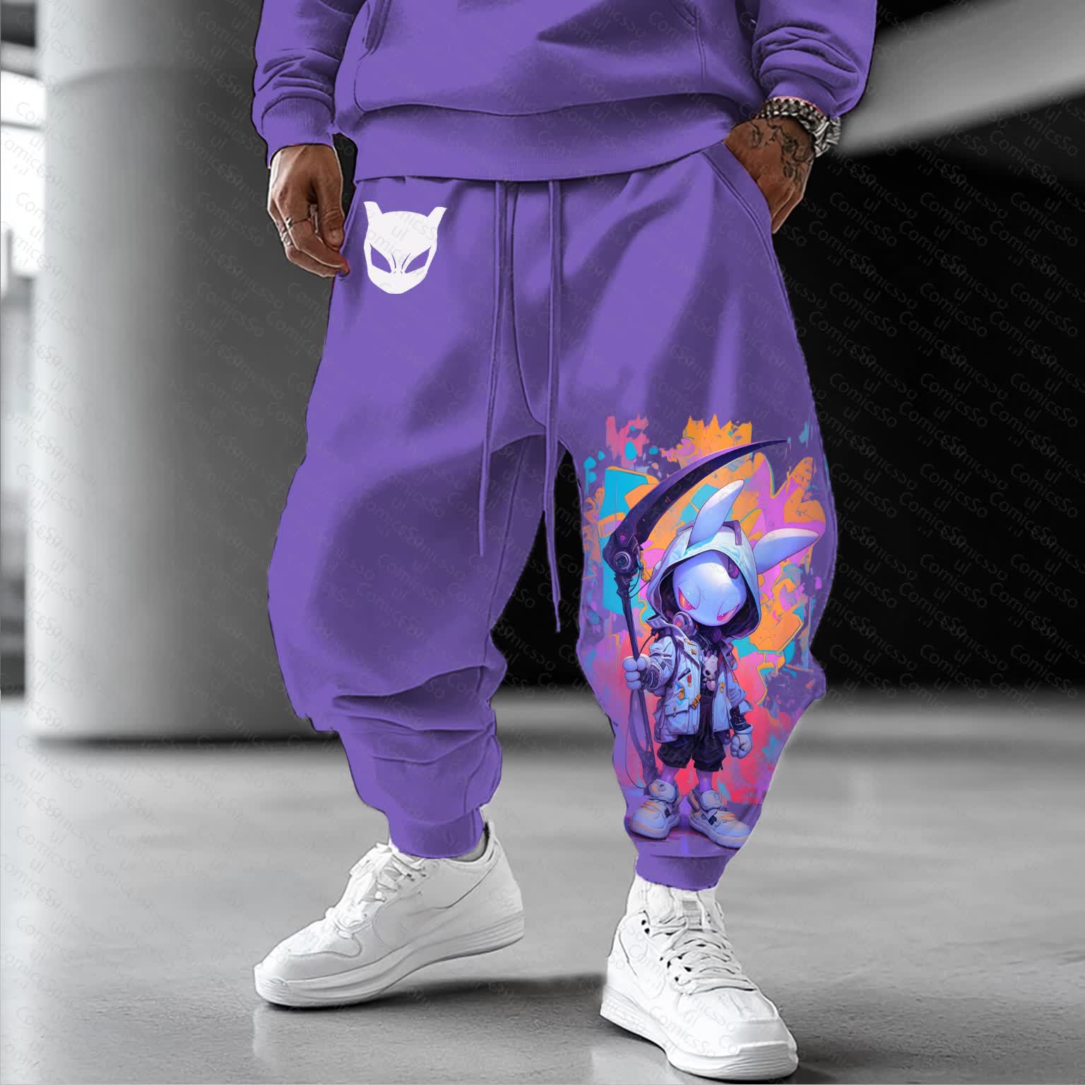 Unisex  “Comicssoul” Casual Anime Streetwear Pant