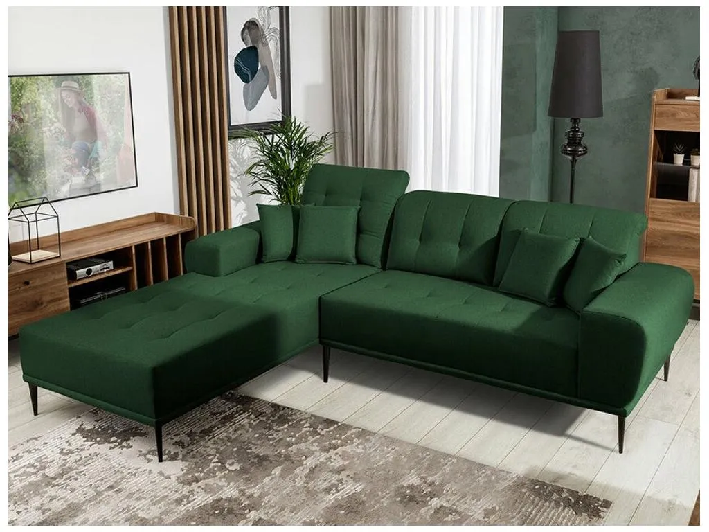 Sofá rinconero Habitarluz 153 Verde 256x194x85cm CMLT06048