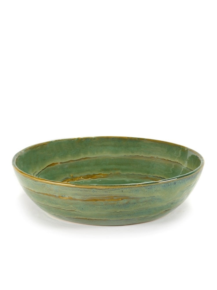 SERAX - Pascale Naessens - Pure Saladeschaal Ø 20 cm - Zeegroen - Set