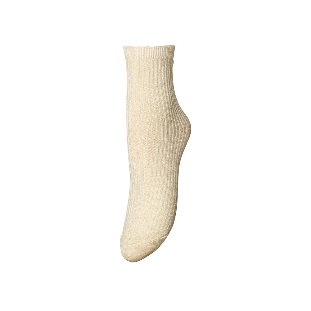 Becksöndergaard - Chaussettes Telmira Glitter - Jaune Melon