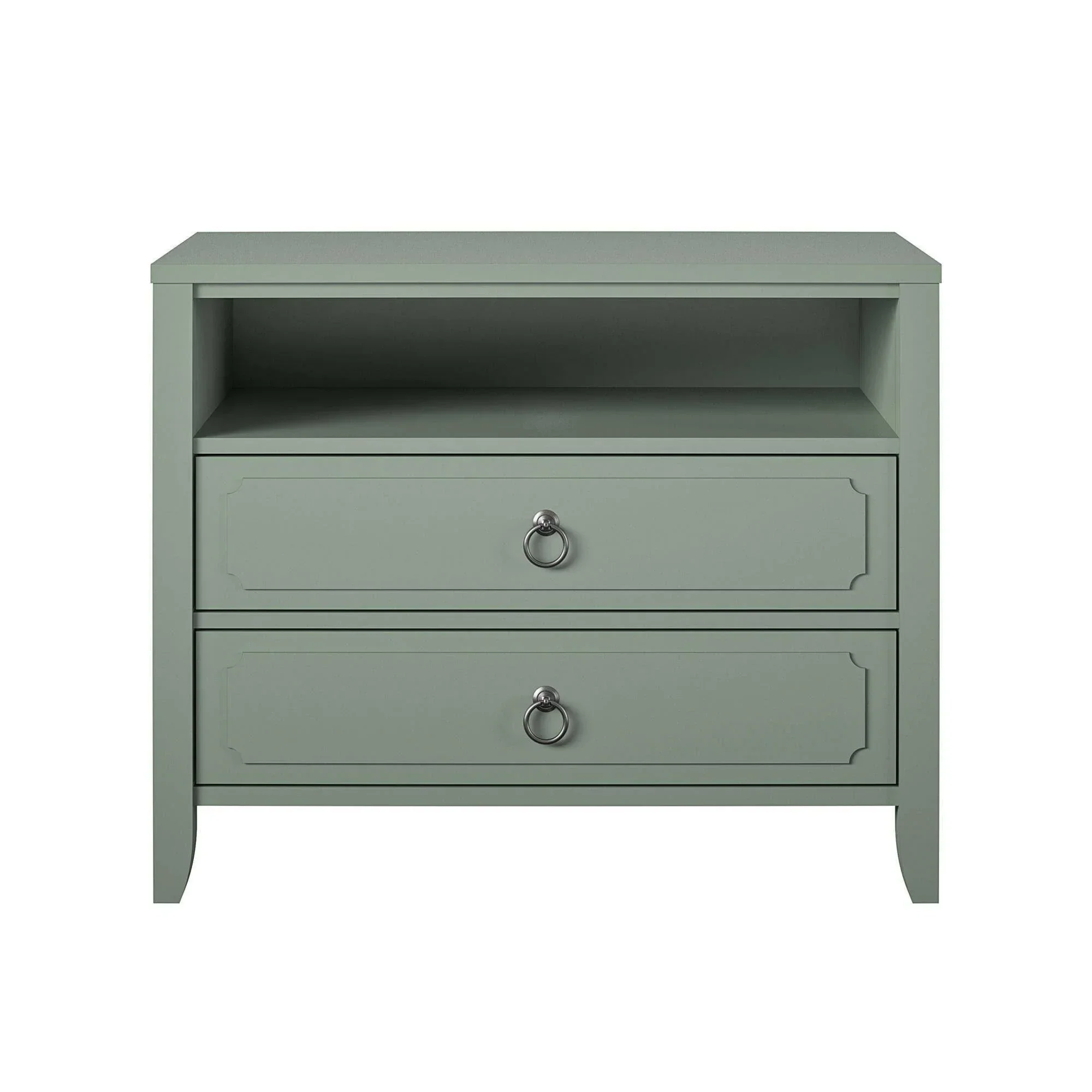 Drawer Nightstand, Green