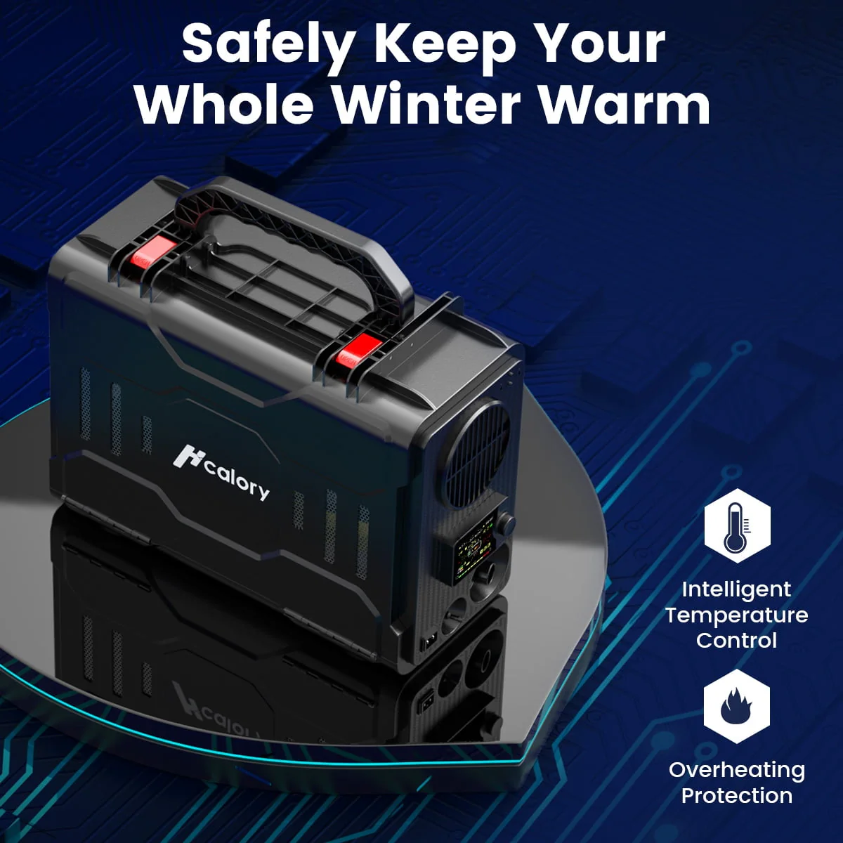HCALORY Diesel Air Heater, 12V 8KW All-In-One Portable Handheld Toolbox with Bluetooth APP Control and LCD Monitor for Car Trucks Boat Bus RV Trailer Motor-Homes and Camper, Black - Image 11