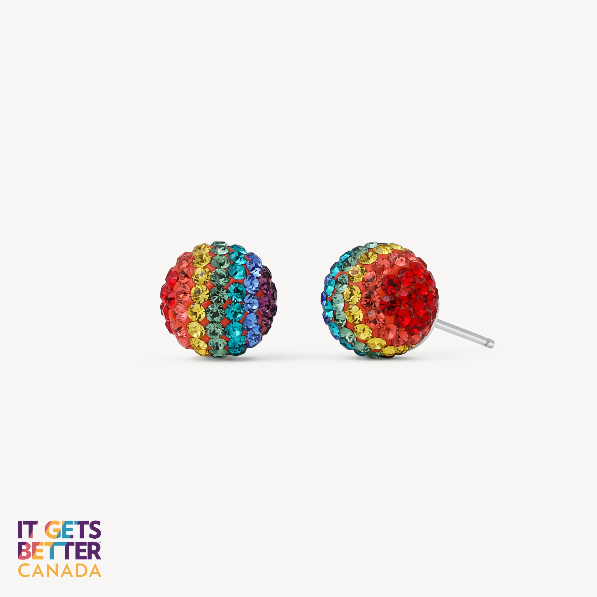Bold Prism Sparkle Ball™ Stud Earrings