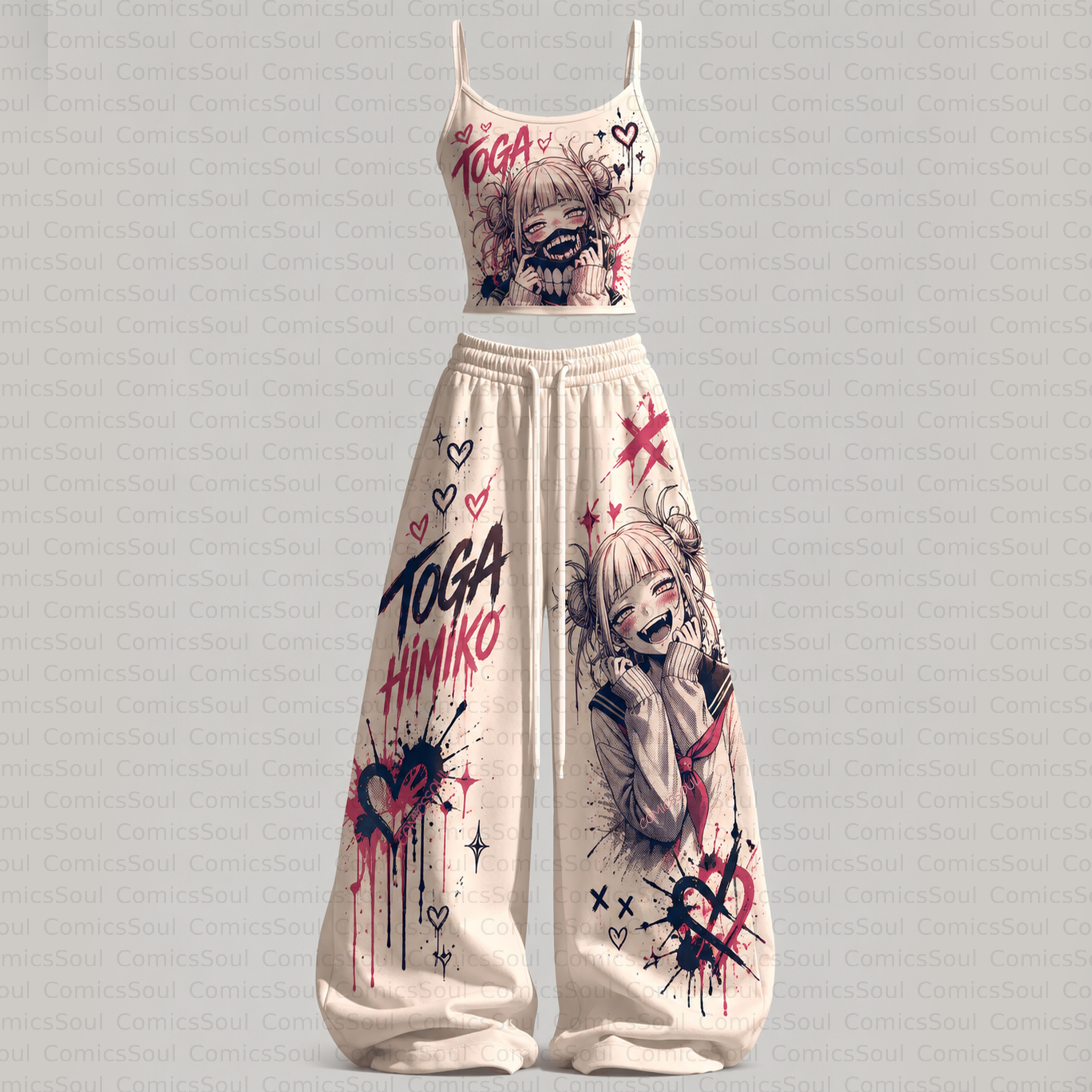 My Hero Academia Top & Elasticated Trousers Two-Piece Set